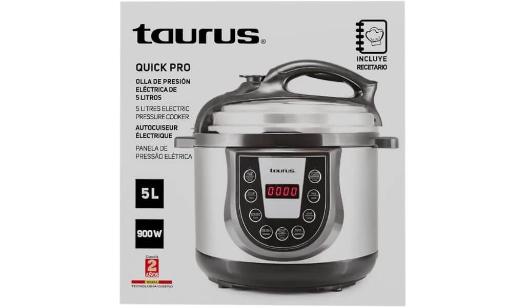 Caja del producto:  Freidora Taurus 968133000